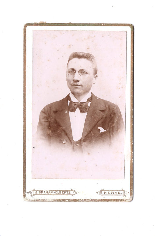 Fotografie Herrenportrait - Herve 1890er