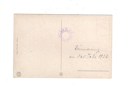 Ansichtskarte Rheinfall und Schloss Laufen / Schweiz