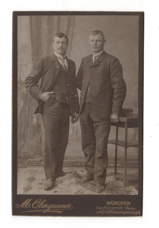 Fotografie Feine Herren - München 1900er / CAB W-32