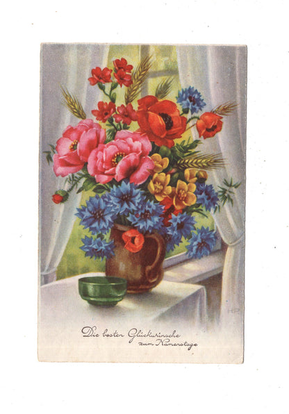 Ansichtskarte Glückwünsche / Glückwunsch zum Geburtstag / L1-61