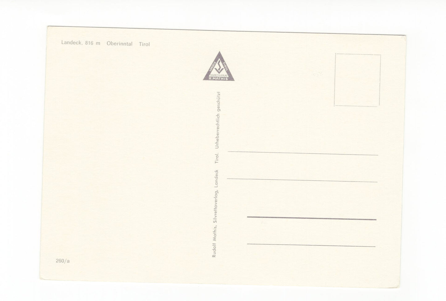 Ansichtskarte Landeck / Oberinntal / Tirol / Österreich