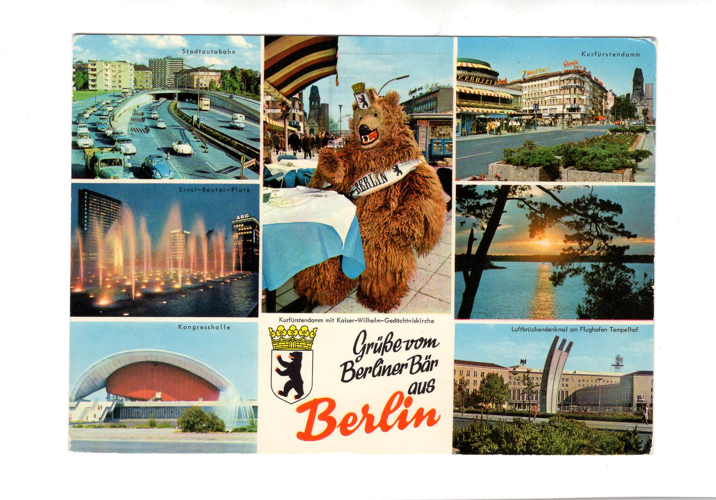 Ansichtskarte Berlin / Kongresshalle / Stadtautobahn +++