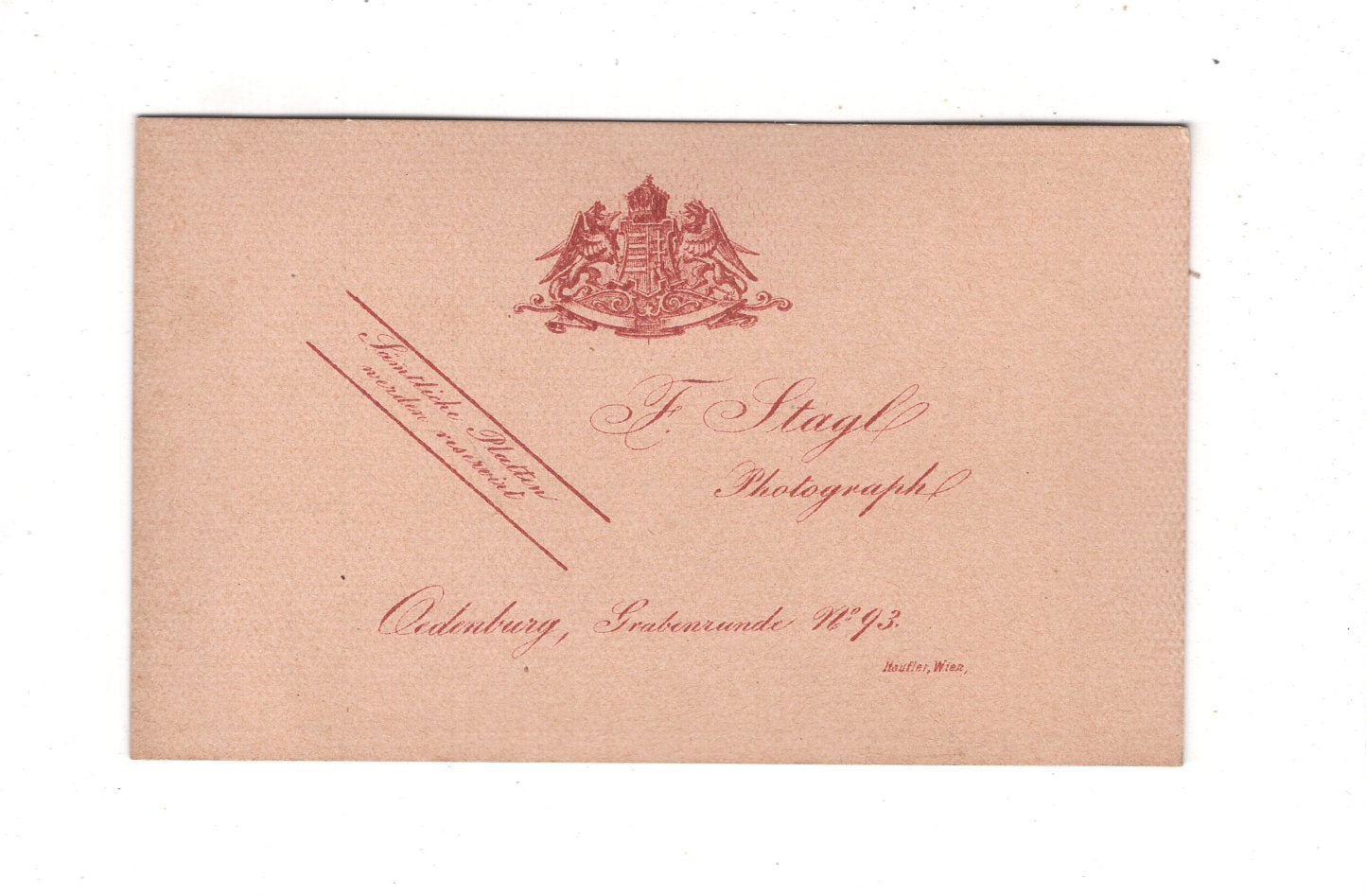 Fotografie Feine Dame / Schauspielerin - Oedenburg 1870er / CDV L1-30