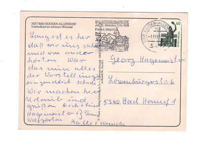 Ansichtskarte Bad Sooden-Allendorf / Sole-Bewegungsbad +++