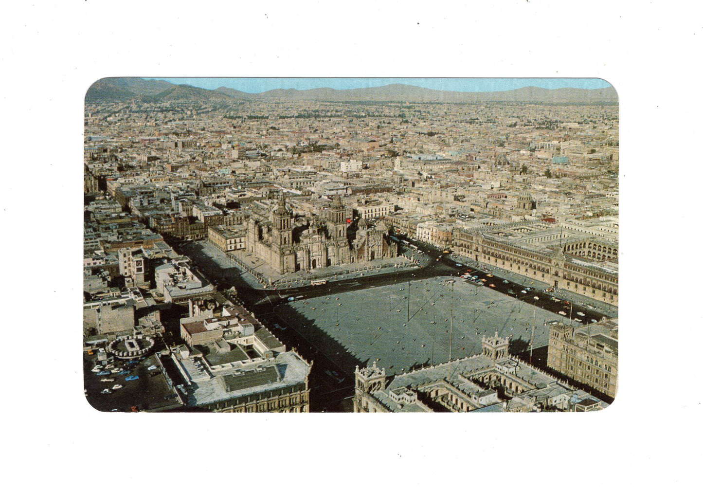 Ansichtskarte Mexico City / El Zocalo / Mexiko