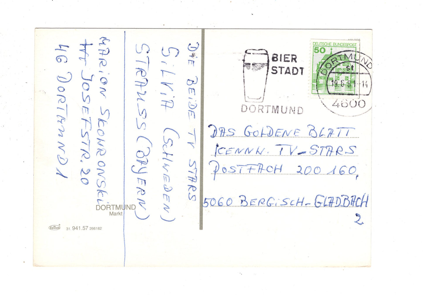 Ansichtskarte Dortmund / Markt / J1-54