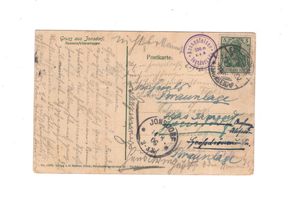 Ansichtskarte Jonsdorf / Nonnenfelsentreppe - 1906
