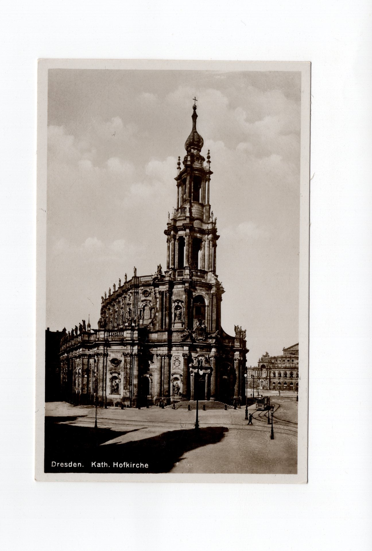 Ansichtskarte Dresden / Katholische Hofkirche