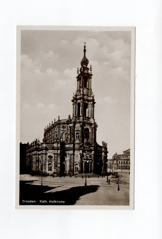 Ansichtskarte Dresden / Katholische Hofkirche