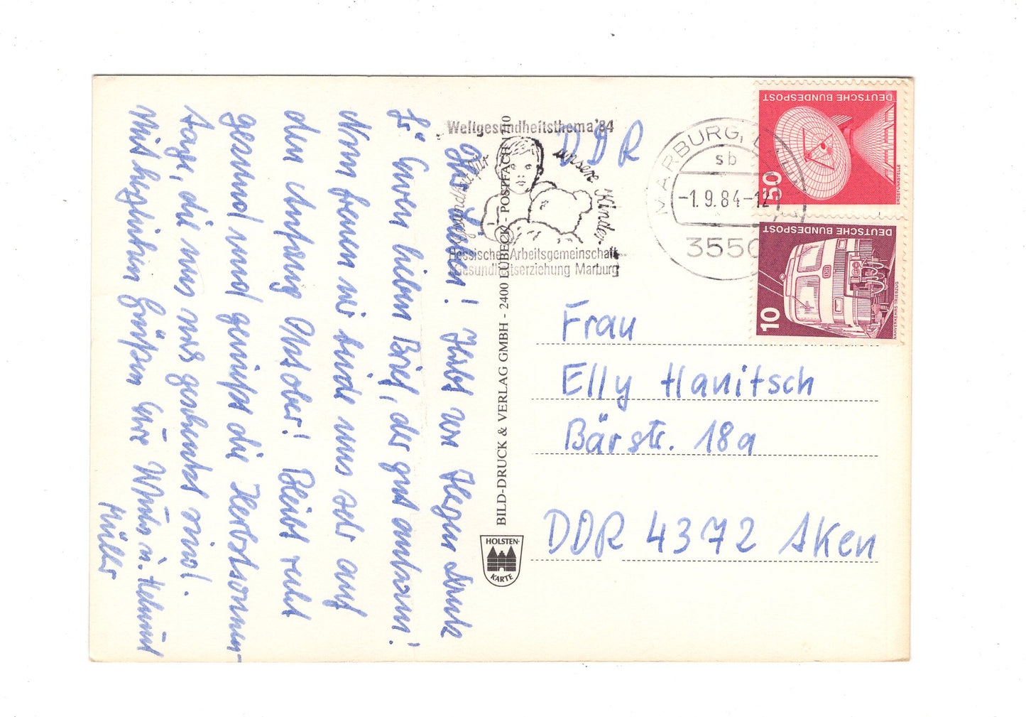 Ansichtskarte Marburg an der Lahn / H1-60