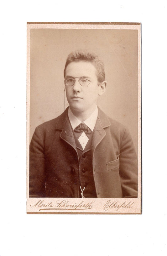 Fotografie Herrenportrait - Elberfeld 1880er
