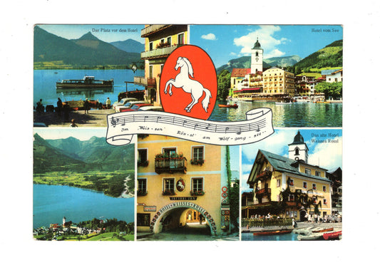 Ansichtskarte St. Wolfgang / Weißes Rössl / Salzkammergut / Österreich