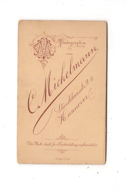 Fotografie Niedliches kleines Kind - Hannover 1880er