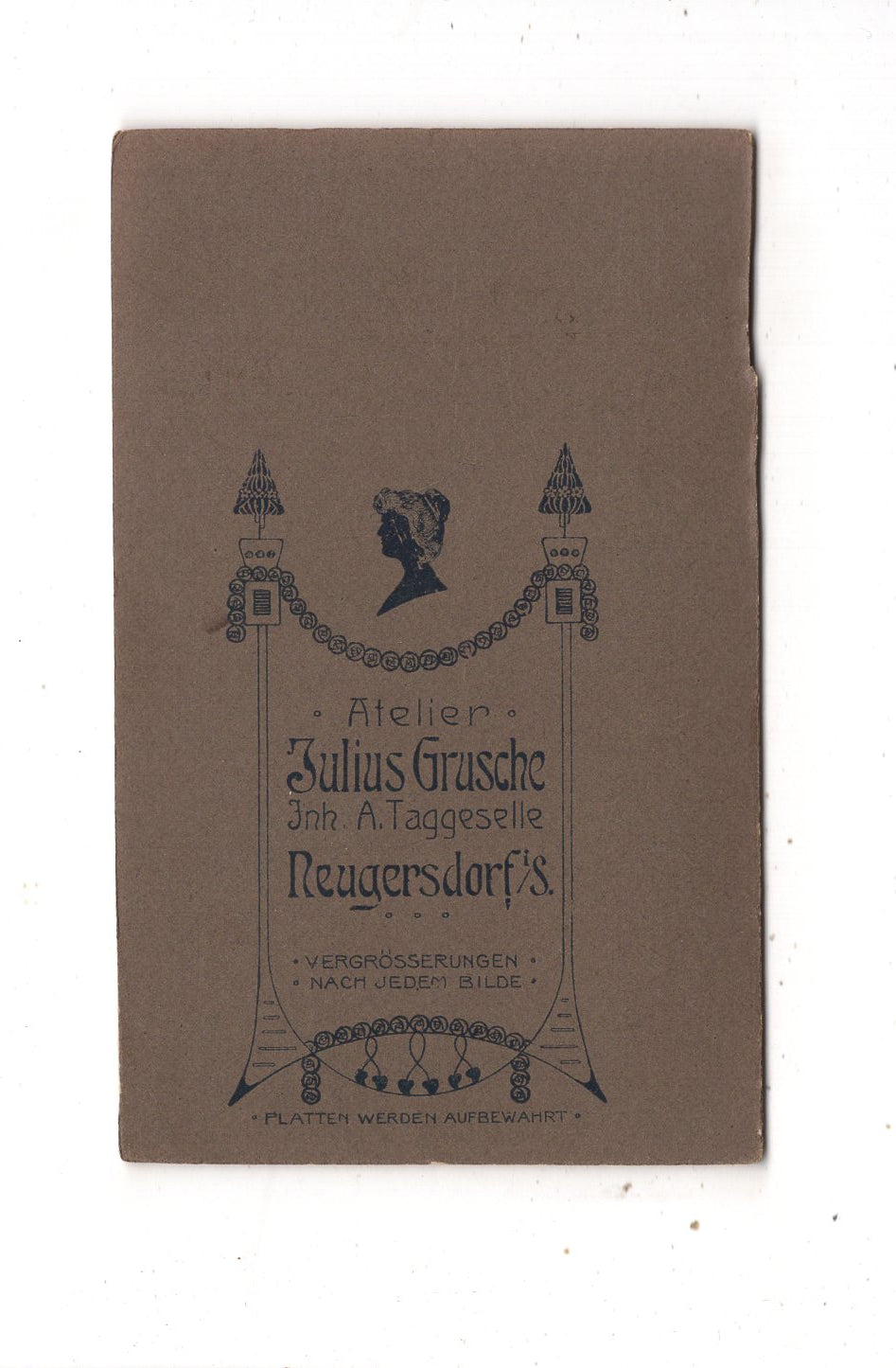Fotografie Feine Dame - Neugersdorf um 1910