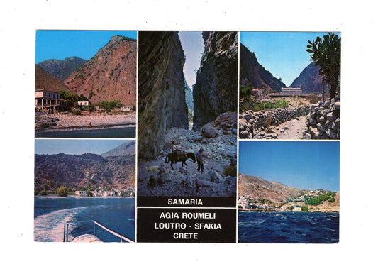 Ansichtskarte Kreta / Agia Roumeli / Griechenland / N1-53