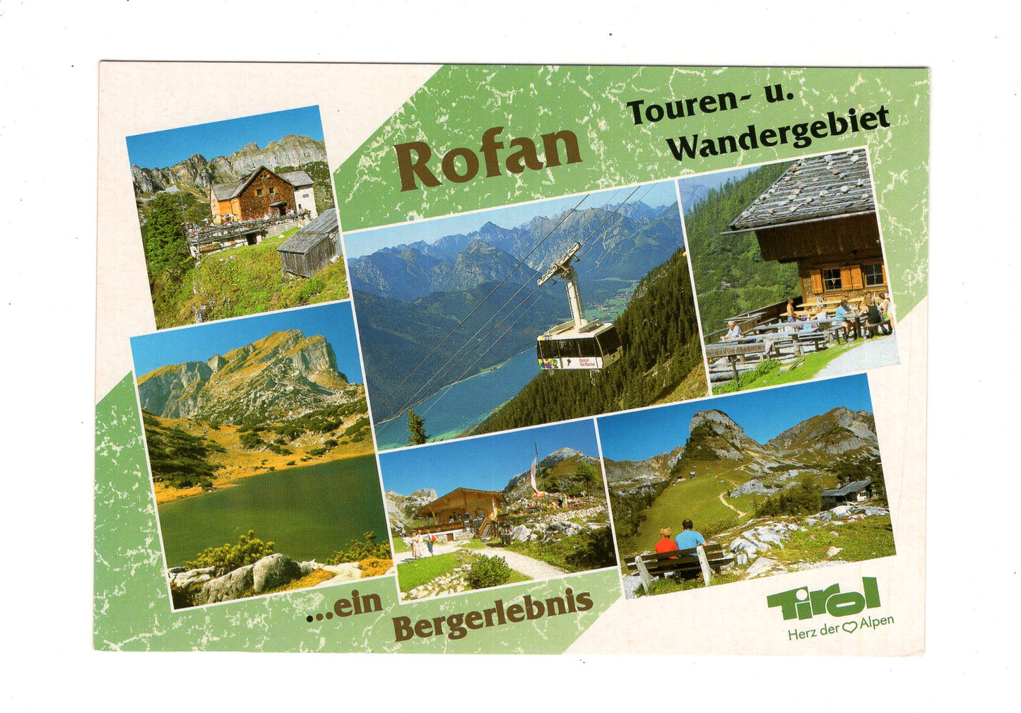 Ansichtskarte Wandergebiet Rofan / Tirol / Österreich