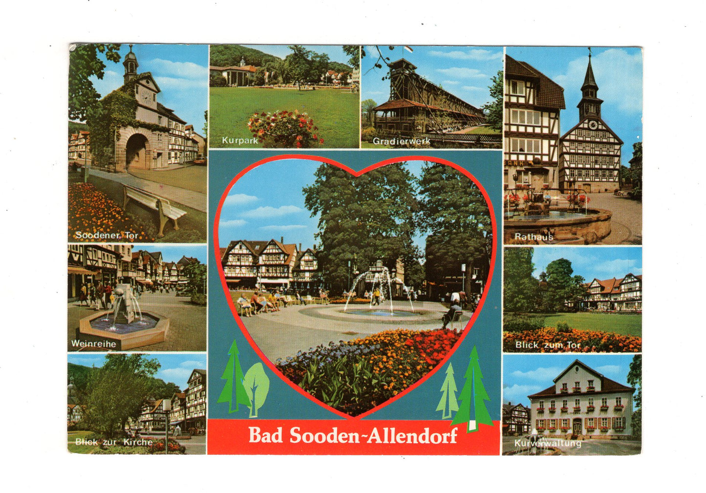 Ansichtskarte Bad Sooden-Allendorf / Gradierwerk +++