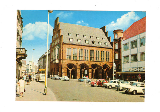 Ansichtskarte Minden / Rathaus