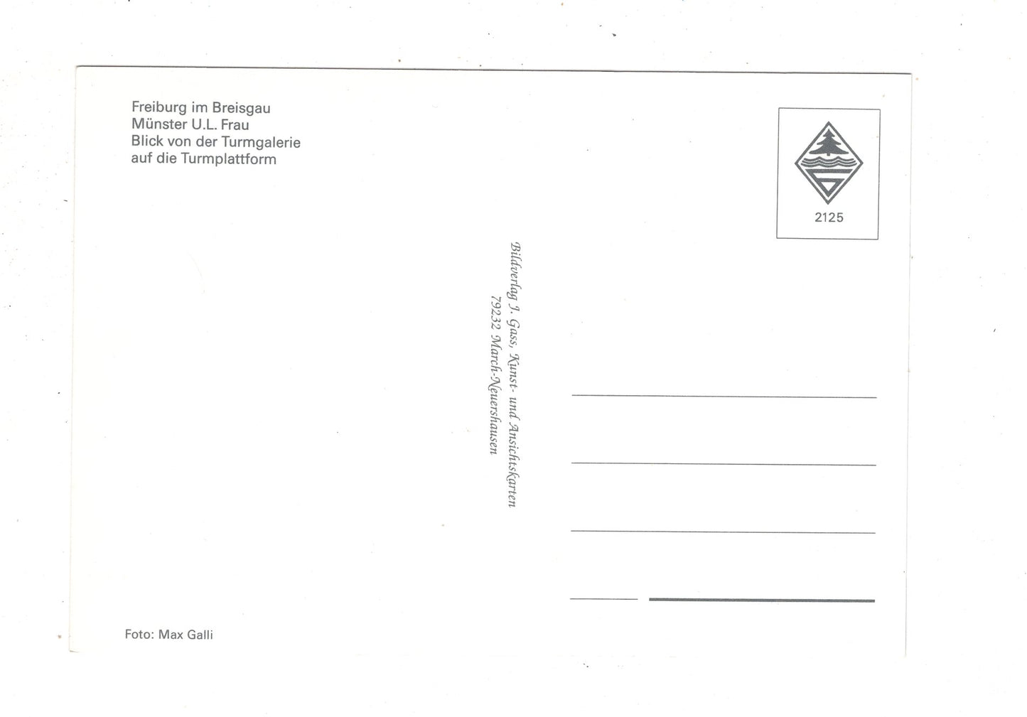 Ansichtskarte Freiburg im Breisgau / Münster U. L. Frau / K1-47