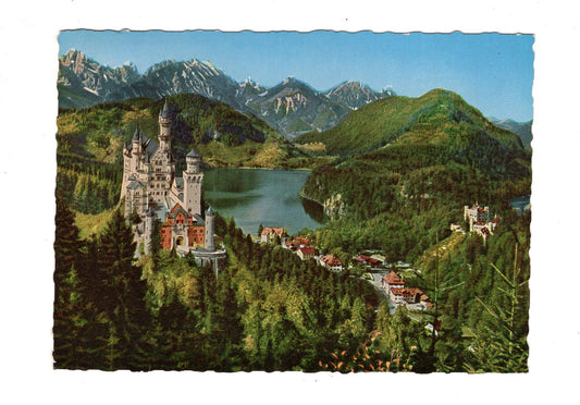 Ansichtskarte Königsschlösser Neuschwanstein und Hohenschwangau