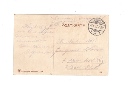 Ansichtskarte Rügen / Wissower Klinken vom Felsen aus - 1917