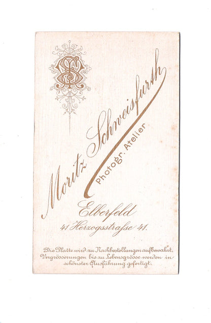 Fotografie Herrenportrait - Elberfeld 1880er