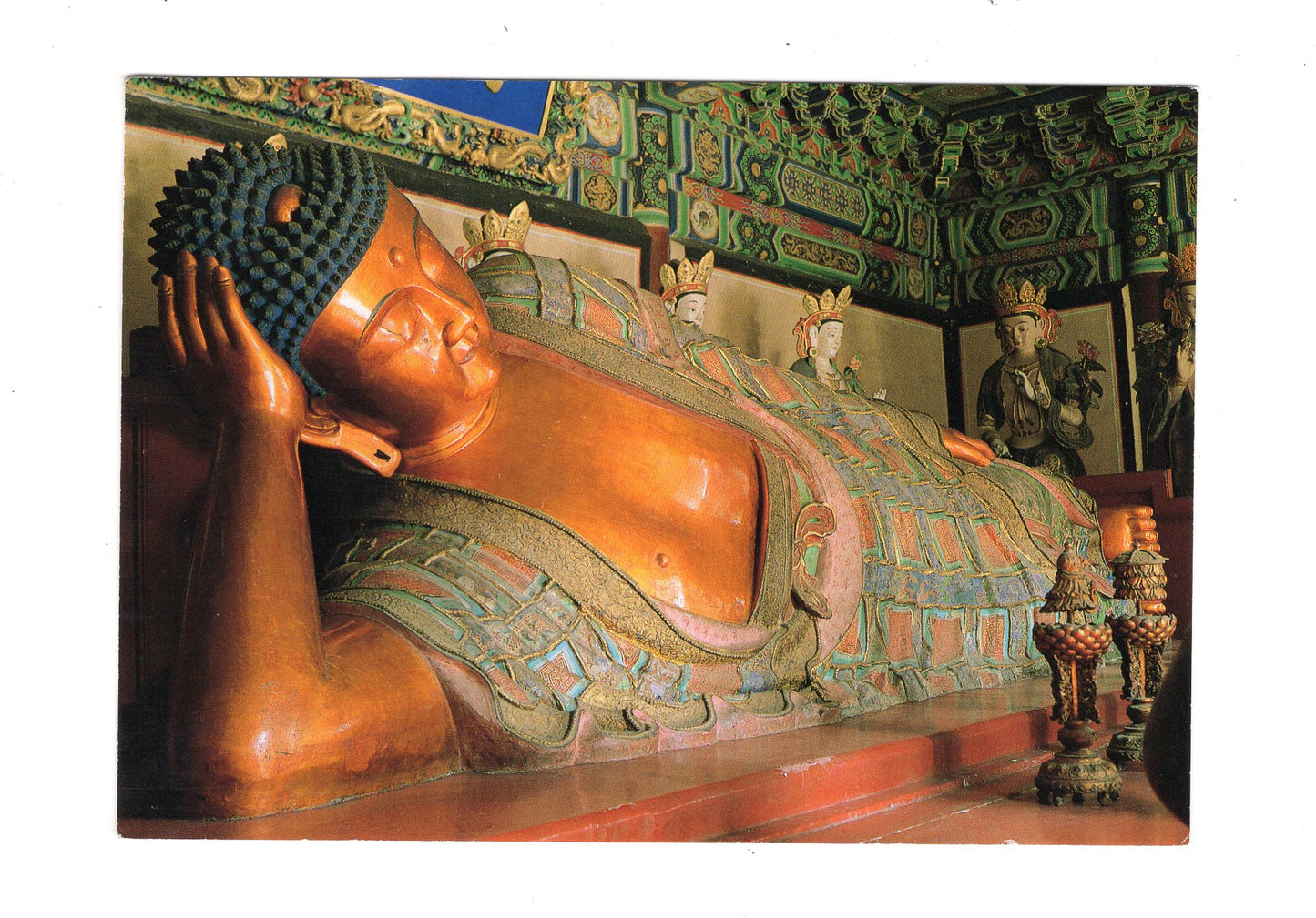 Ansichtskarte The Recumbent Buddah of the Wofosi / China