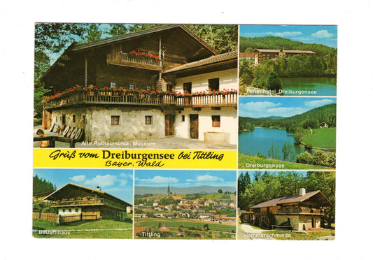 Ansichtskarte Dreiburgensee bei Tittling / Bayerischer Wald / H1-60