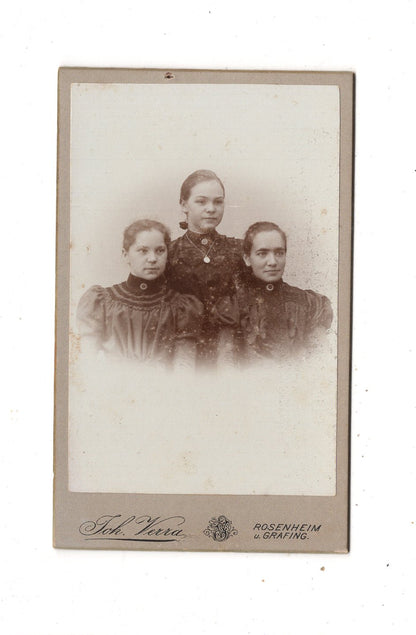 Fotografie Damenportrait - Rosenheim & Grafing 1890er