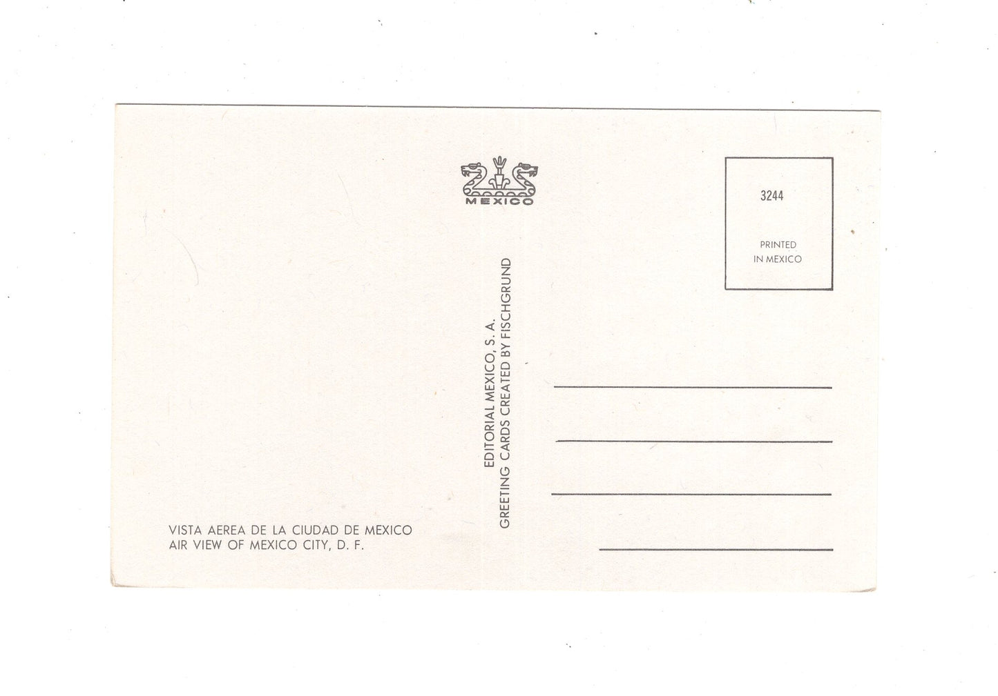 Ansichtskarte Mexico City / Vista Aerea / Mexiko
