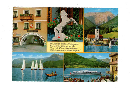 Ansichtskarte St. Wolfgang / Weißes Rössl / Salzkammergut / Österreich