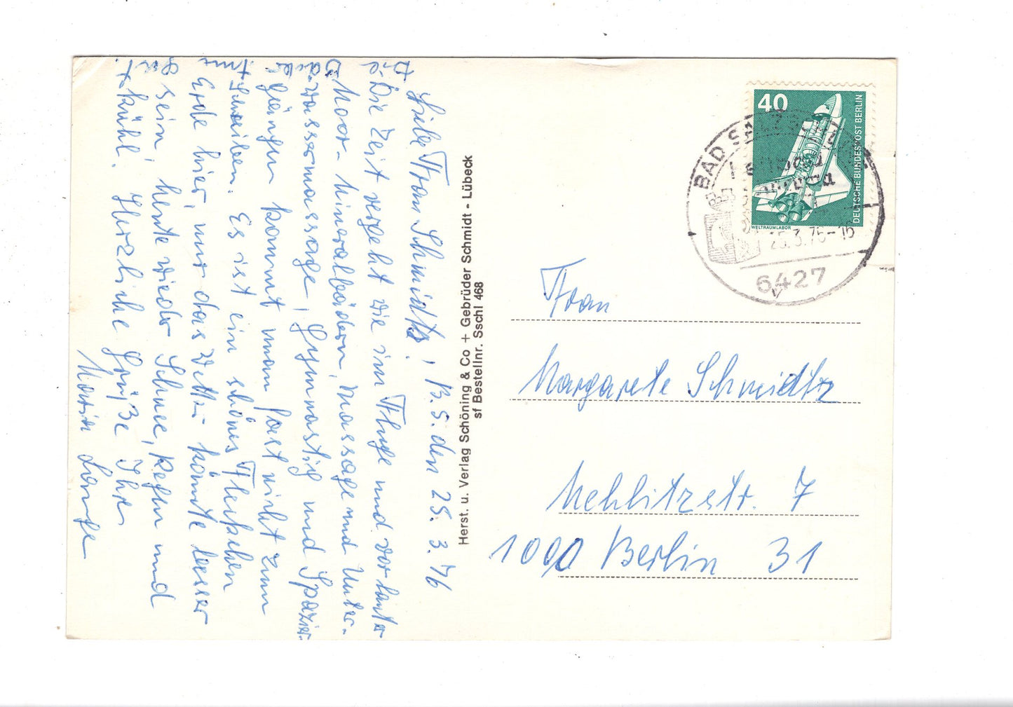 Ansichtskarte Bad Salzschlirf / Lindenstraße+++ / J1-54