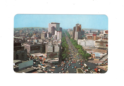 Ansichtskarte Mexico City / El Paseo de la Reforma / Mexiko