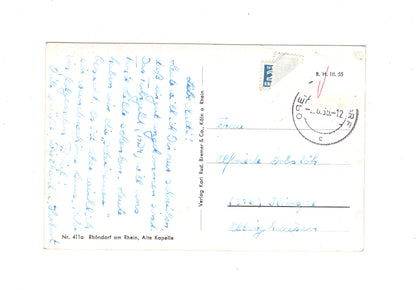 Ansichtskarte Rhöndorf am Rhein / Alte Kapelle +++