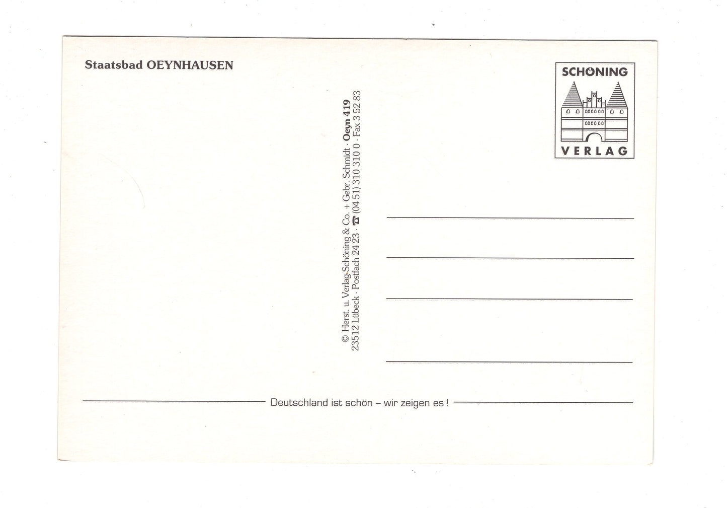 Ansichtskarte Bad Oeynhausen  / I1-58