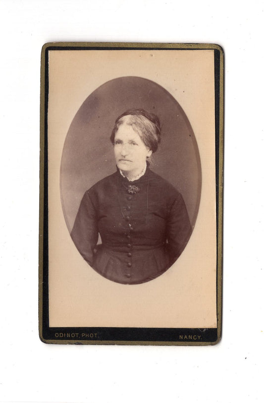 Fotografie Damenportrait - Nancy 1880er / CDV C1-09