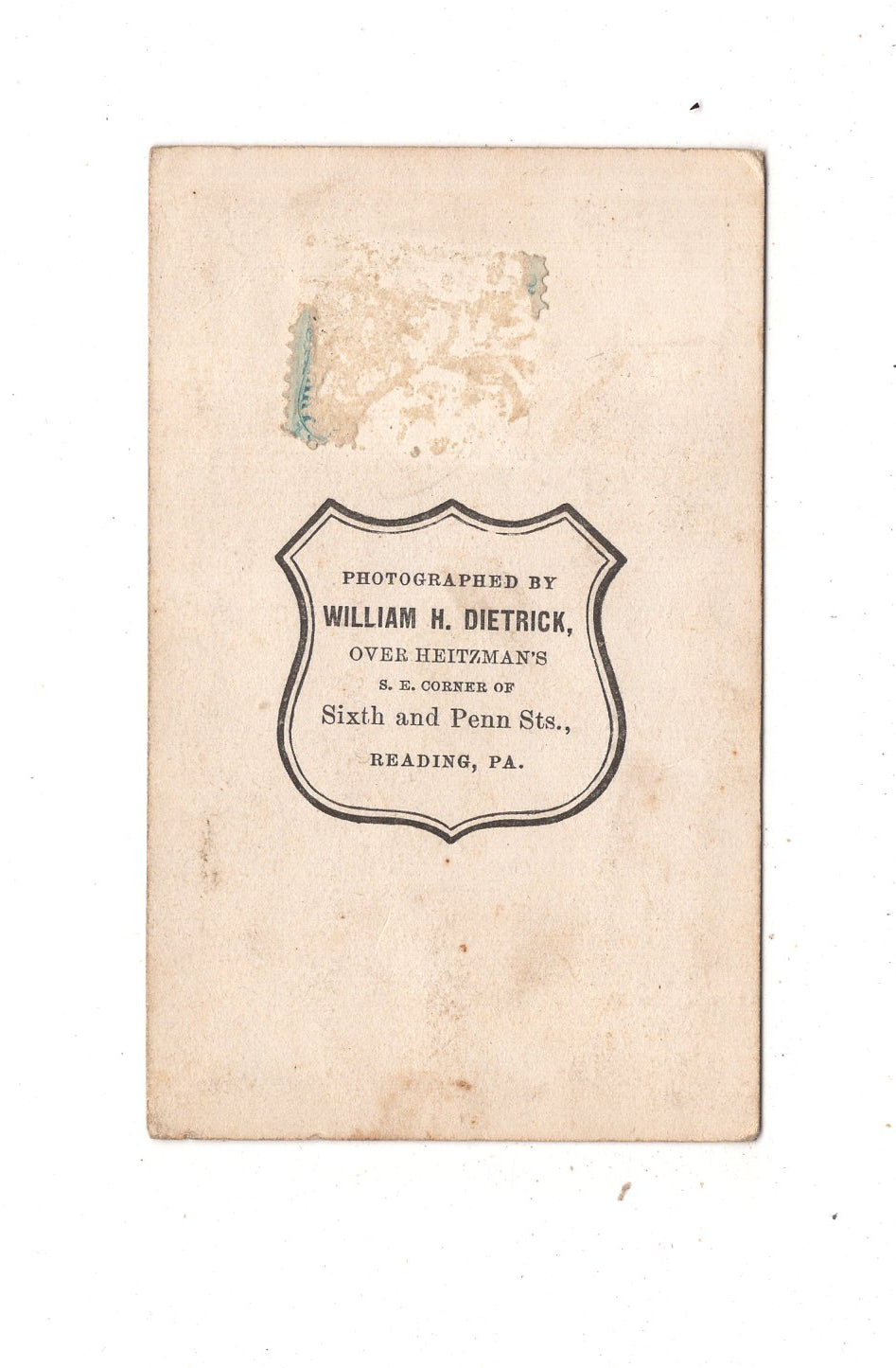 Fotografie Feine Dame - Reading / USA 1860er / CDV L1-30