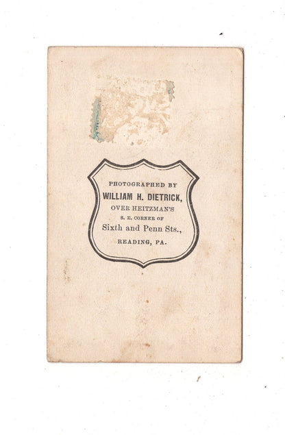 Fotografie Feine Dame - Reading / USA 1860er / CDV L1-30