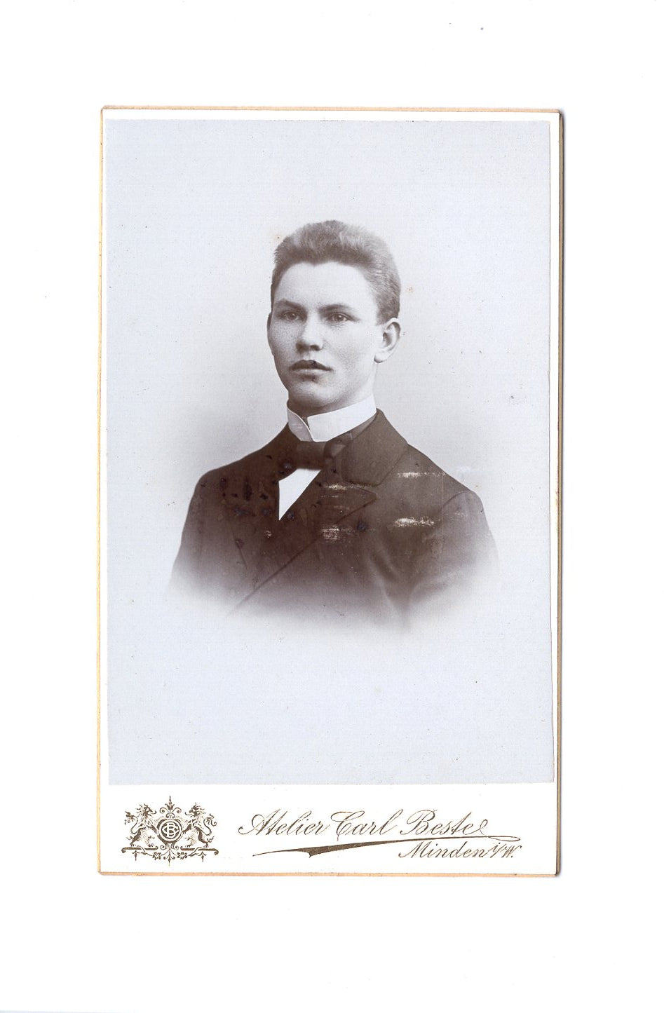 Fotografie Herrenportrait - Minden 1890er