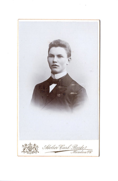 Fotografie Herrenportrait - Minden 1890er