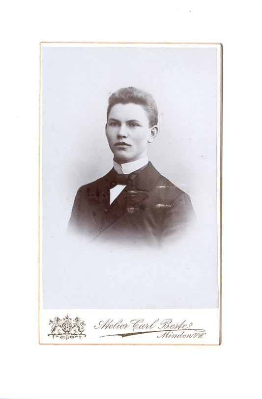 Fotografie Herrenportrait - Minden 1890er