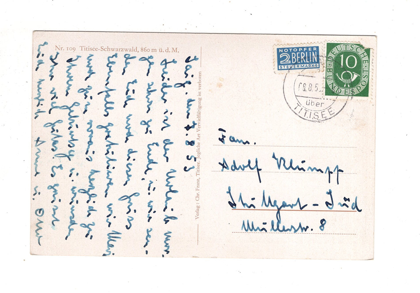 Ansichtskarte Titisee-Schwarzwald / K1-47