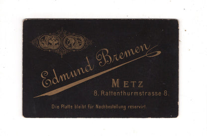 Fotografie Niedliches kleines Kind - Metz 1880er