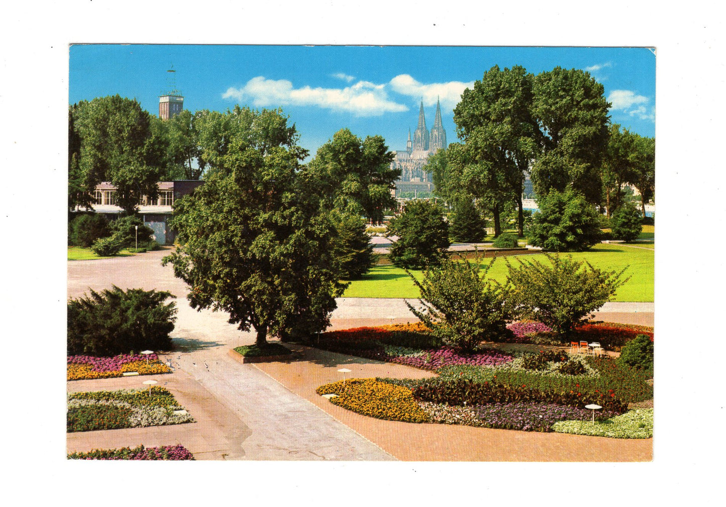 Ansichtskarte Köln am Rhein / Rheinpark