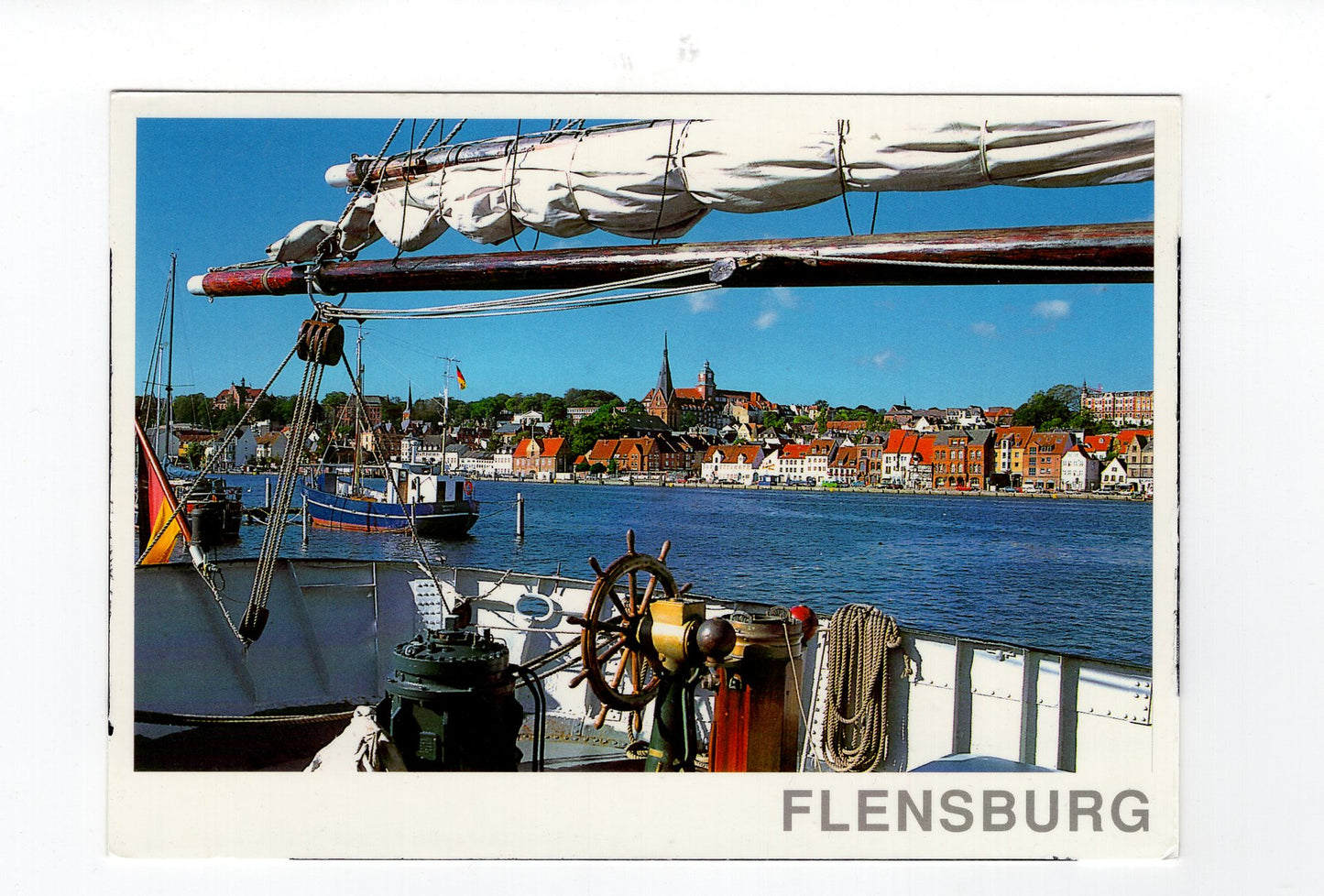 Ansichtskarte Fördestadt Flensburg