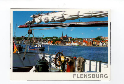Ansichtskarte Fördestadt Flensburg