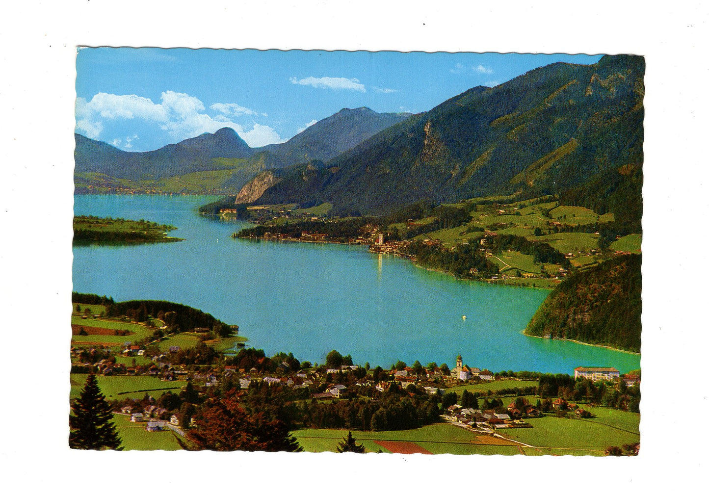 Ansichtskarte Wolfgangsee / Salzkammergut / Österreich