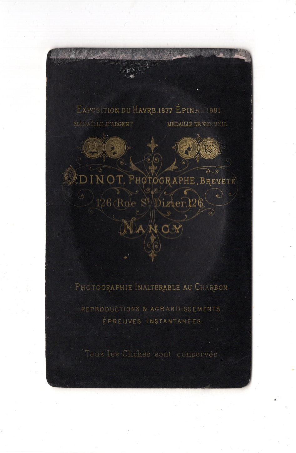 Fotografie Damenportrait - Nancy 1880er / CDV C1-09