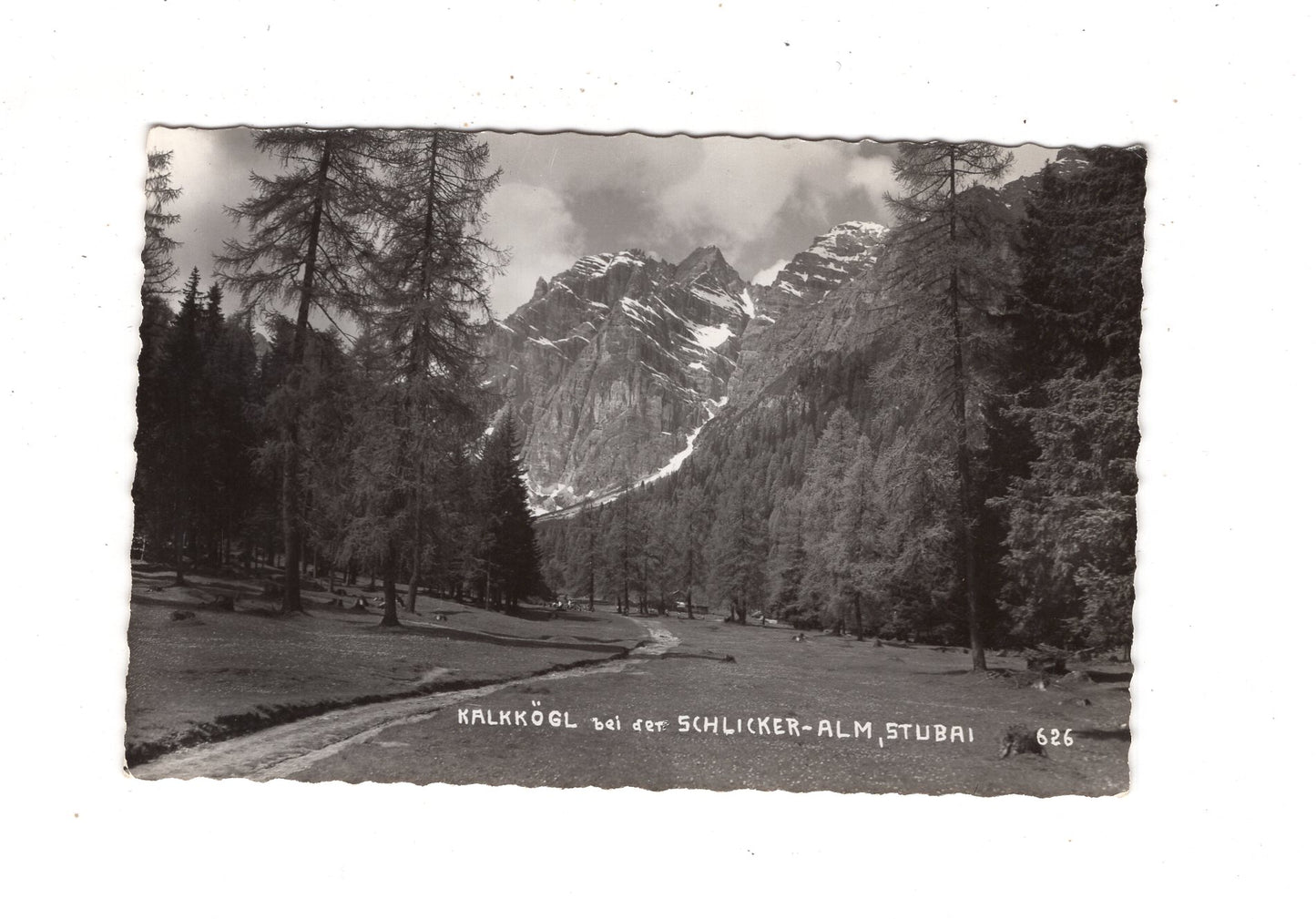 Ansichtskarte Kalkkögel bei der Schlicker-Alm / Stubai / Österreich / N1-69