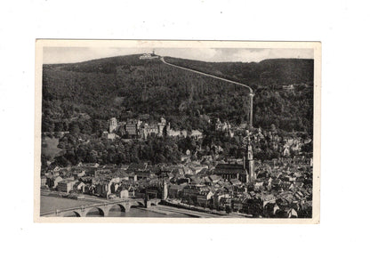 Ansichtskarte Heidelberg / Blick auf Stadt - Schloss +++ / M1-52